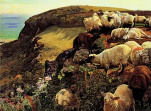 Our English Coasts painting by William Holman Hunt