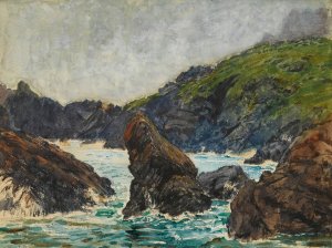 The Lizard, Cornwall by William Holman Hunt Oil Painting