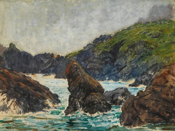 Main Product Photo of The Lizard, Cornwall Painting by William Holman Hunt