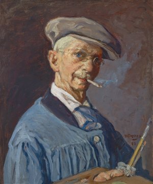 The Painter Man by William J. Forsyth Oil Painting