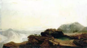 Dakota Badlands by William Jacob Hayes Oil Painting