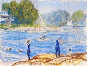 Bathers, Annisquam by William James Glackens Oil Painting