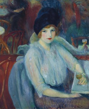 Cafe Lafayette by William James Glackens Oil Painting