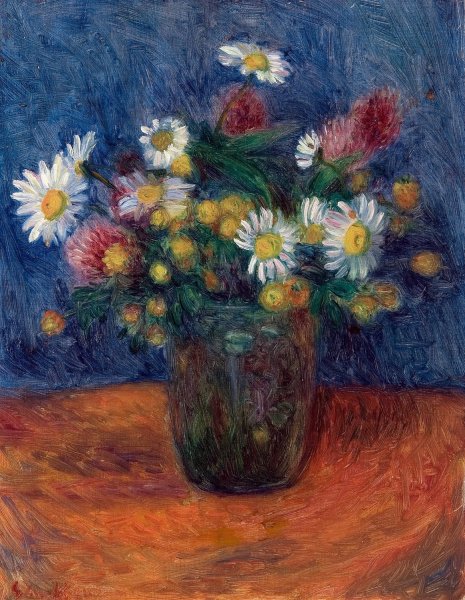 Main Product Photo of Flowers  Painting by William James Glackens