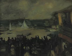 Sailing Boats - Paris by William James Glackens Oil Painting