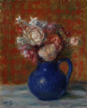 Still life 'French Bouquet' by William James Glackens Oil Painting