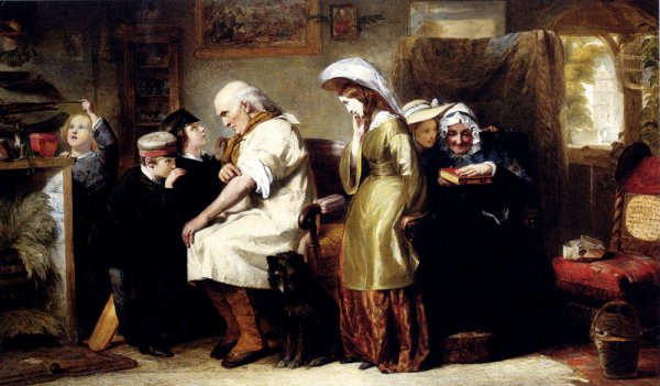 Main Product Photo of A Visit To The Old Soldier Painting by William James Grant