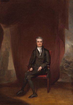John Marshall by William James Hubard Oil Painting