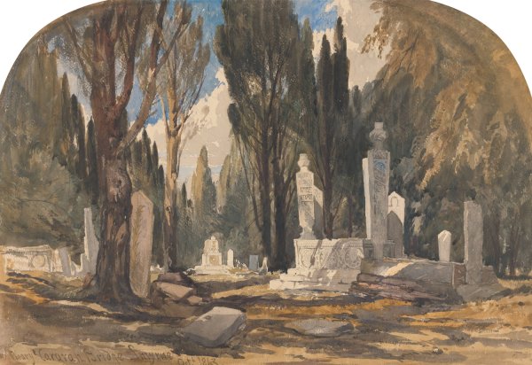 Main Product Photo of Near the Caravan Bridge, Smyrna  Painting by William James Muller