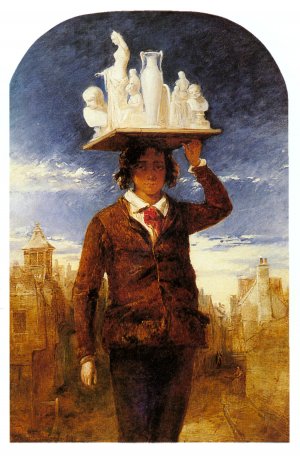 The Image Seller by William James Muller Oil Painting