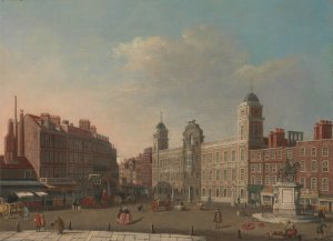 Northumberland House, London by William James Oil Painting