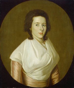 Mrs. Asa Benjamin by William Jennys Oil Painting