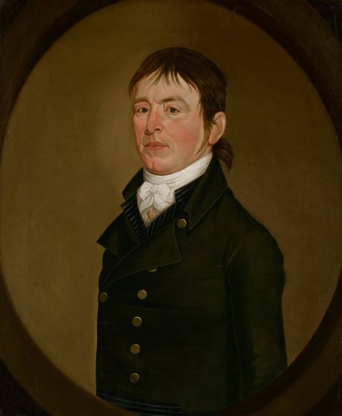 Main Product Photo of Portrait of Moses Kimball  Painting by William Jennys