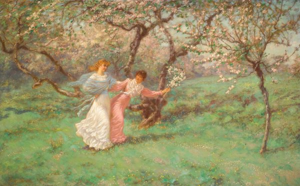 Main Product Photo of The Flowers Of May  Painting by William John Hennessy