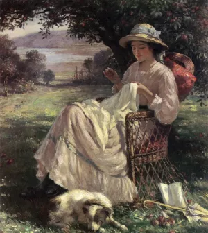 Sunlight and Shadow by William Kay Blacklock - Oil Painting Reproduction