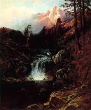 Mt Rainier Oil painting by William Keith