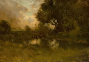 Napa Creek by William Keith Oil Painting