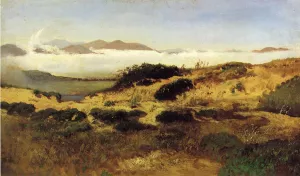 Sand Dunes and Fog, San Francisco by William Keith - Oil Painting Reproduction