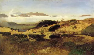 Sand Dunes and Fog, San Francisco Oil painting by William Keith