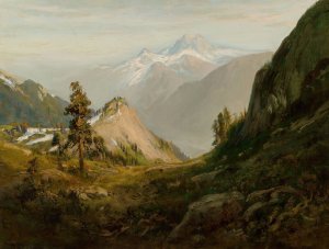 Where Gold was Found in California by William Keith Oil Painting