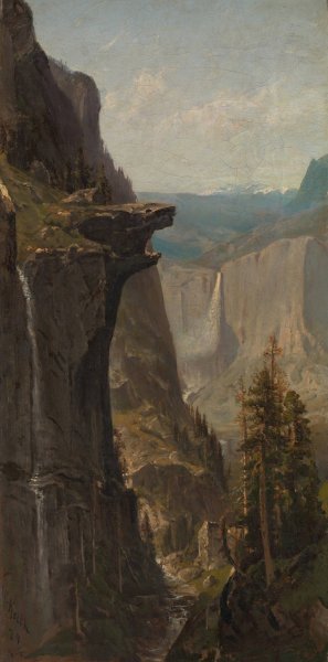 Yosemite Falls, from Glacier Point by William Keith Oil Painting