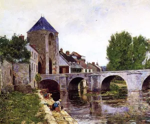 Grey Day, Moret painting by William Lamb Picknell