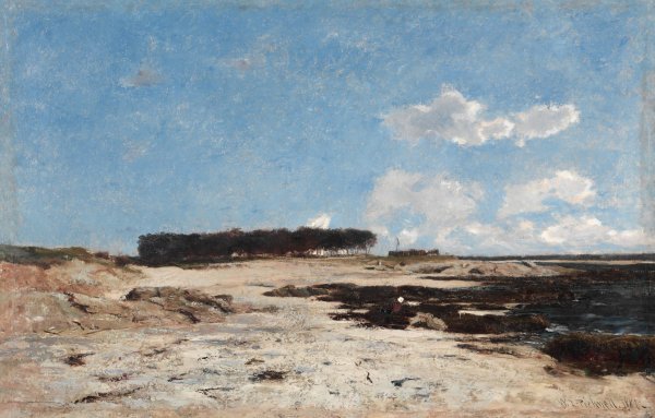 Pointe de Cabellou, Brittany  by William Lamb Picknell - Hand-Painted Oil Painting Reproduction