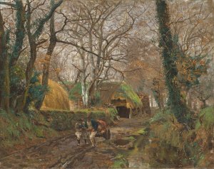 Pont Aven by William Lamb Picknell Oil Painting
