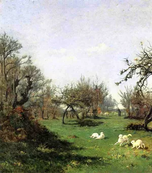 Spring in Pont Aven by William Lamb Picknell Oil Painting