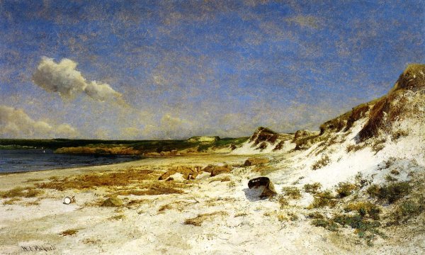 Wingaersheek Creek Beach, Gloucester, Massachusetts by William Lamb Picknell - Hand-Painted Oil Painting Reproduction