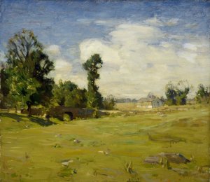 Ely's Bridge by William Langson Lathrop Oil Painting
