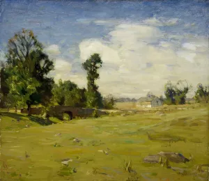 Ely's Bridge by William Langson Lathrop Oil Painting
