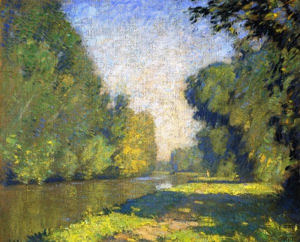Main Product Photo of The Tow Path Painting by William Langson Lathrop