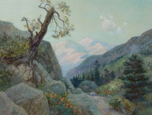 Mountain Trail by William Lees Judson Oil Painting