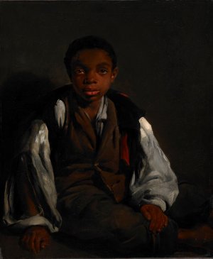 The Black Boy by William Lindsay Windus Oil Painting