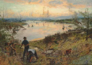 Work-a-day England Oil painting by William Lionel Wyllie