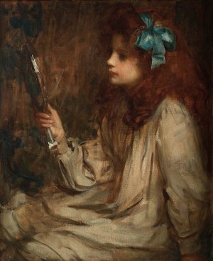 If no one ever marries me by William Loudan Oil Painting