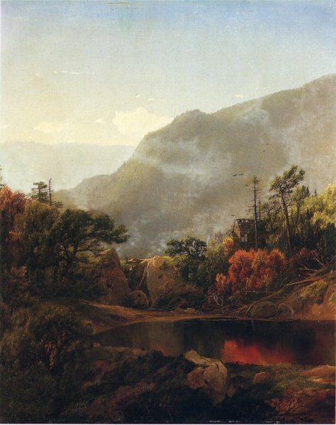 Main Product Photo of An Abandoned Cabin Painting by William Louis Sonntag