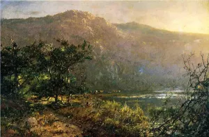 Gathering at Sundown by William Louis Sonntag - Oil Painting Reproduction