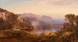 Golden Sunlight by William Louis Sonntag Oil Painting