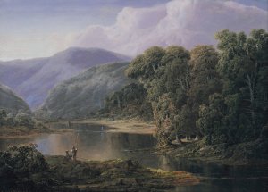 Landscape by William Louis Sonntag Oil Painting
