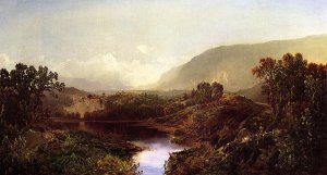 Mountain Landscape, New York State by William Louis Sonntag Oil Painting
