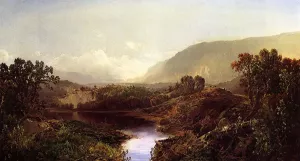 Mountain Landscape, New York State by William Louis Sonntag - Oil Painting Reproduction
