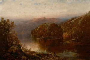 October Morning in New Hampshire by William Louis Sonntag Oil Painting