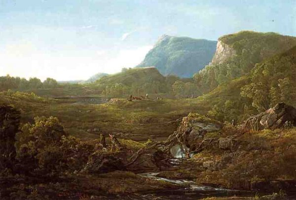 Valley Landscape also known as Cincinnati by William Louis Sonntag - Hand-Painted Oil Painting Reproduction