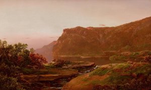 View of the Adirondacks by William Louis Sonntag Oil Painting