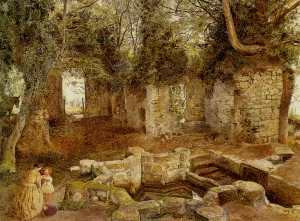 Marys Well near Saint Asaph painting by William M. Davis