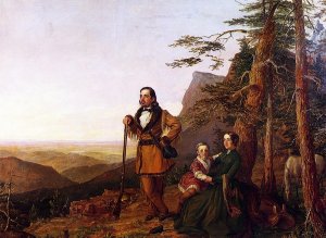 The Promised Land - The Grayson Family by William M. Davis Oil Painting