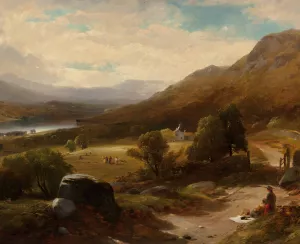 Lake Windermere, England by William M. Hart Oil Painting