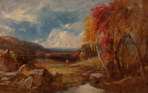 Reminiscence of Vermont by William M. Hart Oil Painting